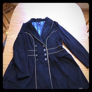 Torrid Doctor Who Tardis border coat